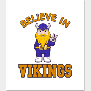 BELIEVE IN VIKINGS Posters and Art